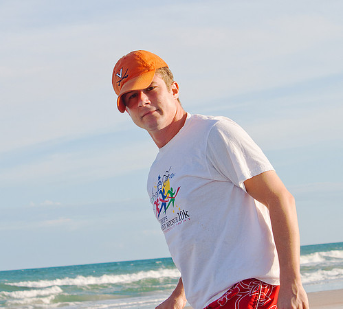 Brian on the beach